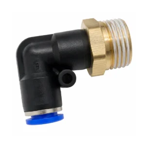 Conector neumático tipo codo, 4 mm x M5, MINDMAN PL4-M5M