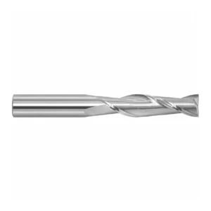 Cortador (End Mill) de Carburo de Tungsteno, 3/8" Diámetro, 2 filos, Morse MCT-58424