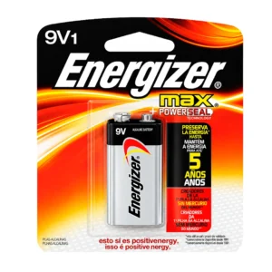 BATERÍA ALCALINA 9V MAX PAQUETE CON 1