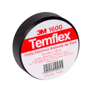 Cinta Aislante Eléctrica de Vinil Temflex 1600 3M