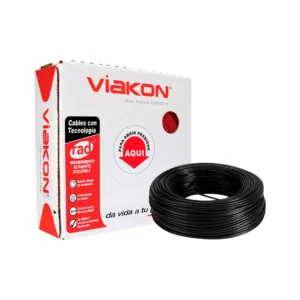 Cable Eléctrico de Cobre Calibre 10 AWG Negro VIAKON