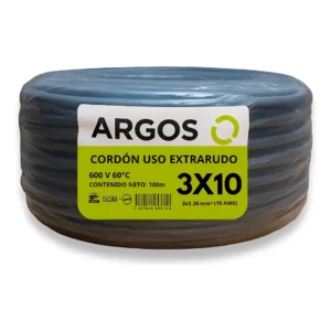 Cable Eléctrico de Uso Rudo 3x10 ARGOS (1303100)