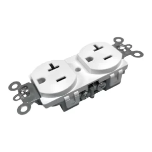Tomacorriente Doble Polarizado 110 V Tipo Americano LEVITON (CR15-I)