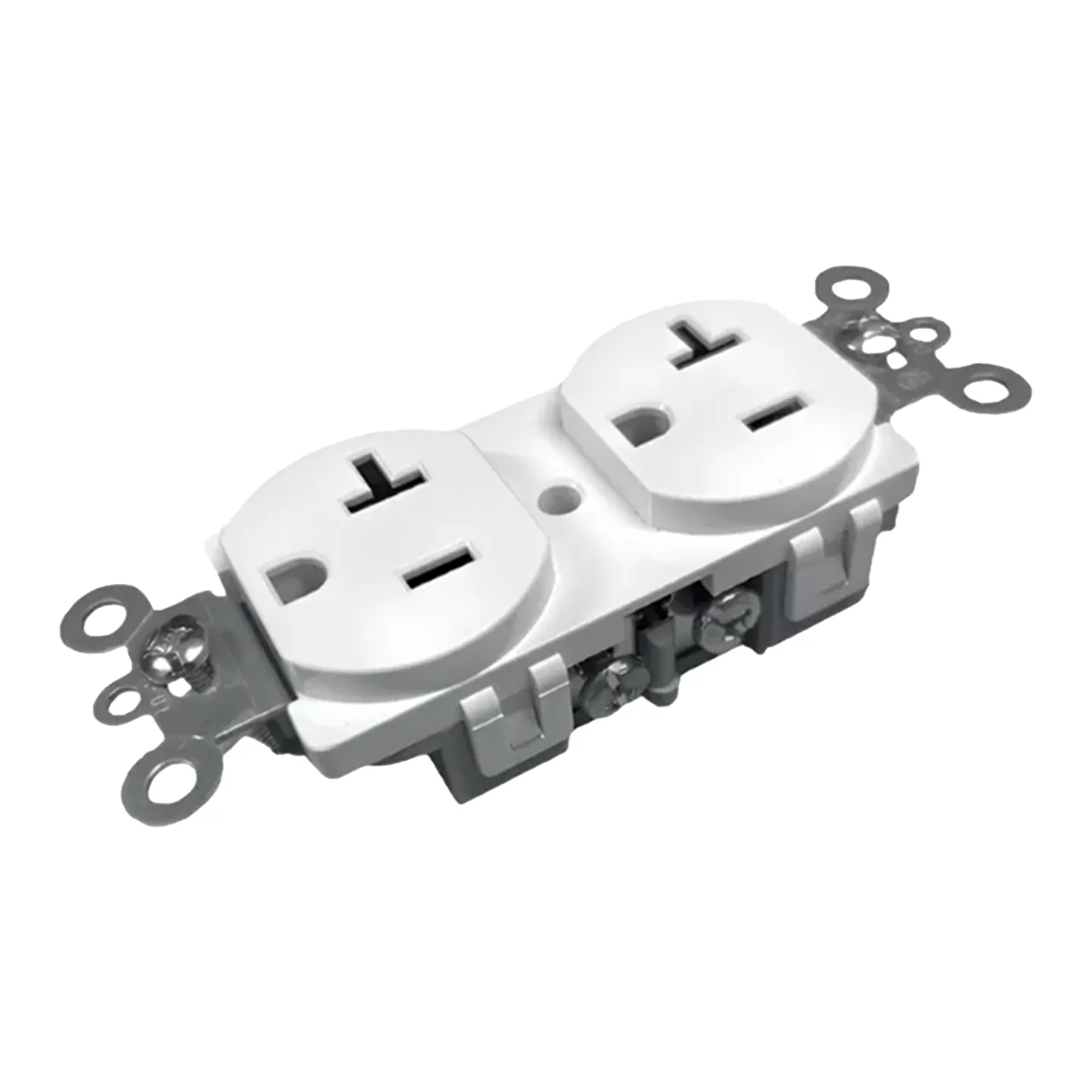 Tomacorriente Doble Polarizado 110 V Tipo Americano LEVITON (CR15-I)