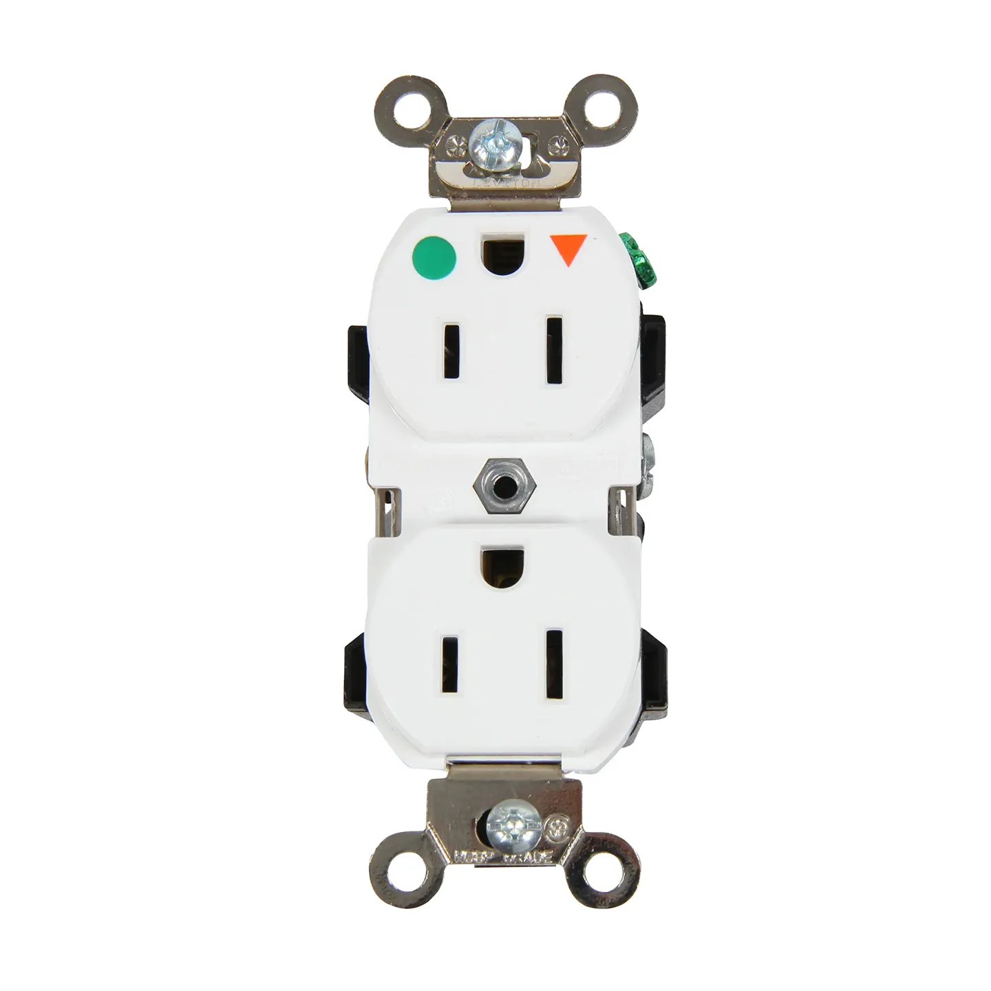 Tomacorriente Doble de Grado Hospitalario 15A-125V LEVITON (8200-IGW)