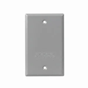 Placa ciega rectangular de aluminio 2" x 4" SIGMA (6720-BP102)