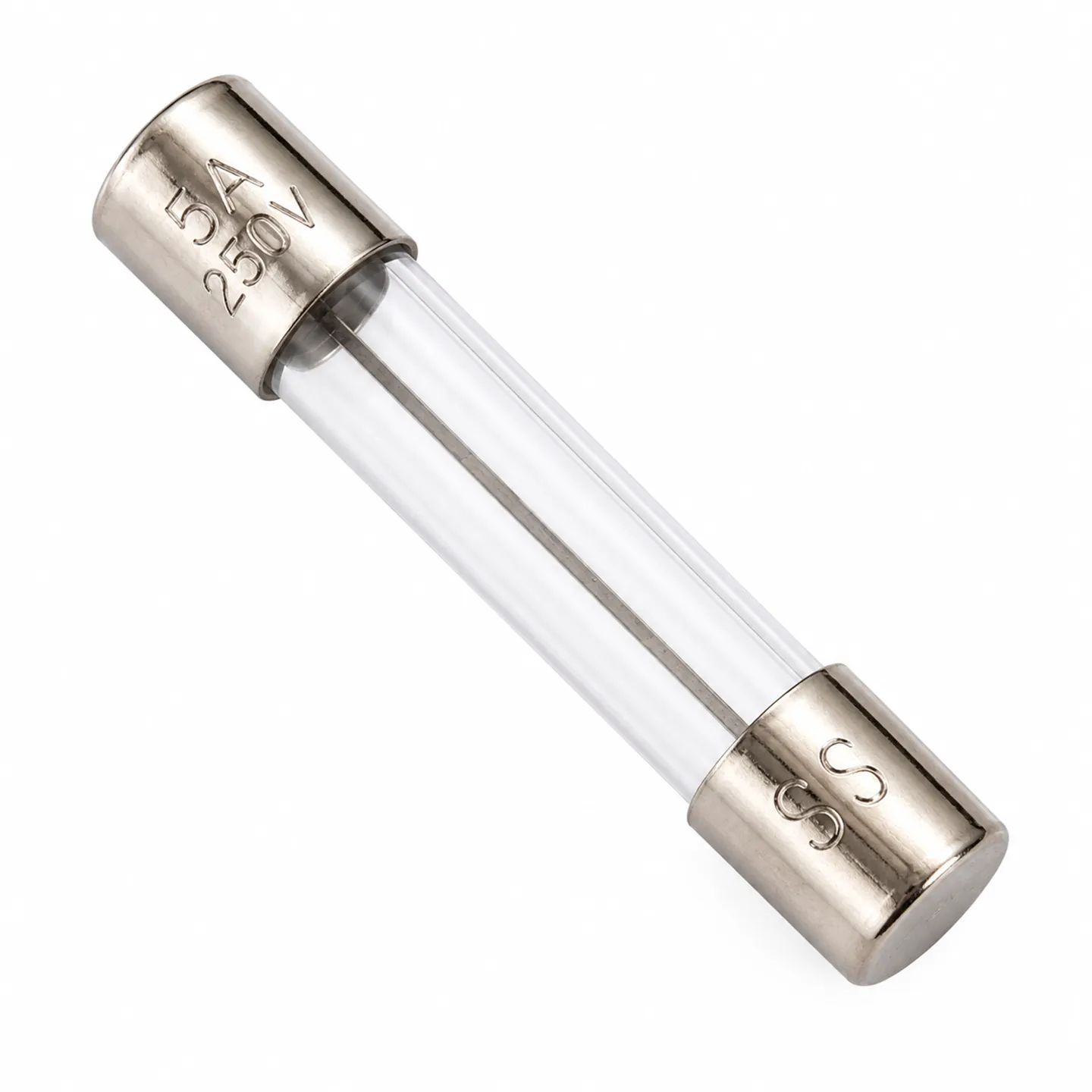 Fusible de vidrio para circuito de acción rápida 5A, 250V 1/4” x 1-1/4” BUSSMANN (AGC-5)