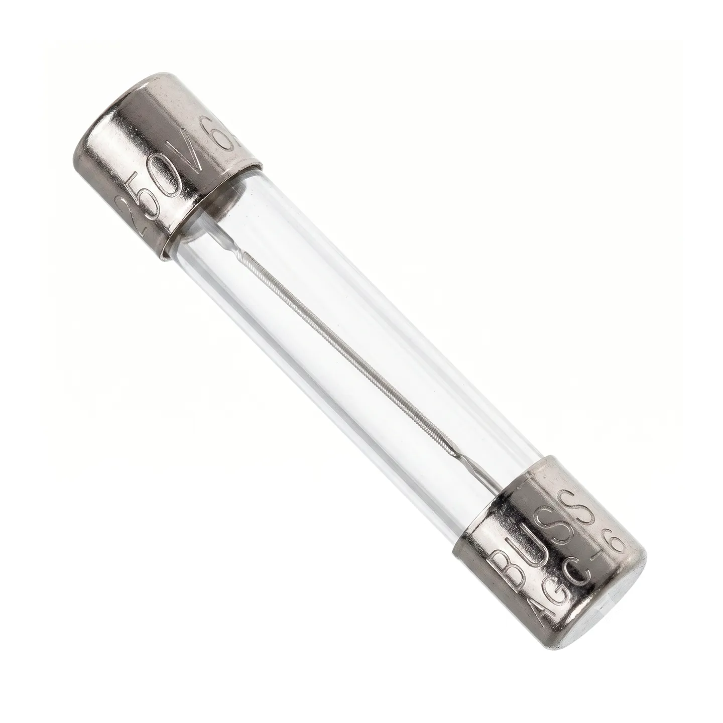 Fusible Vidrioso de Acción Rápida 6 Amperios, 250V BUSSMANN (AGC-6)