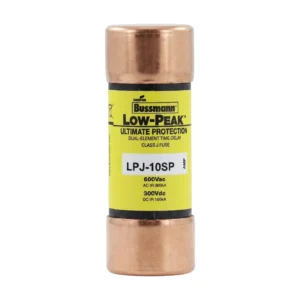 Fusible de Retardo de Tiempo 10A 600V BUSSMANN (LPJ-10SP)