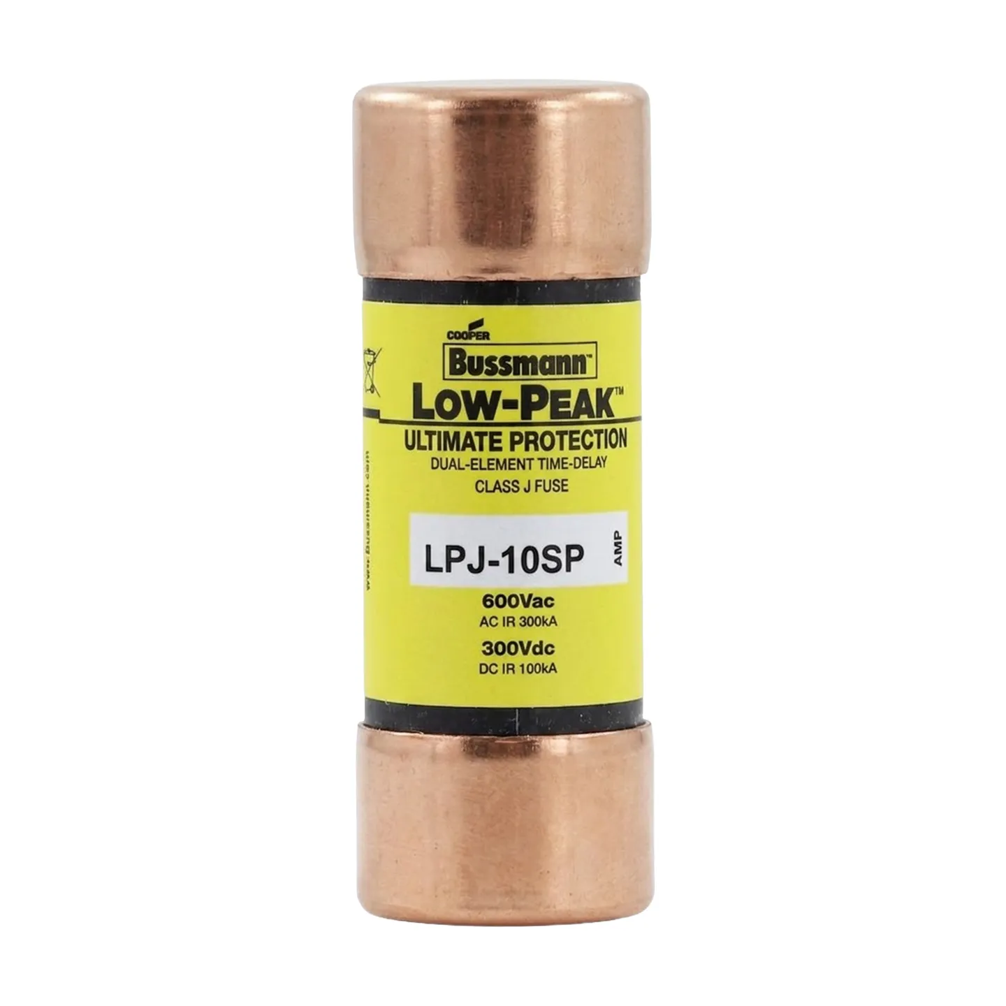 Fusible de Retardo de Tiempo 10A 600V BUSSMANN (LPJ-10SP)