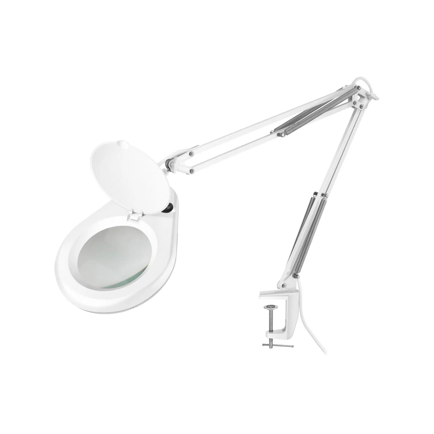 Lámpara LED con lupa de 5x y brazo ajustable STEREN (HER-740BL)