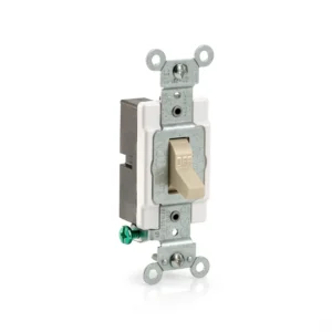 Interruptor de Apagador Sencillo 15 A 120-277V LEVITON (CS1152I)