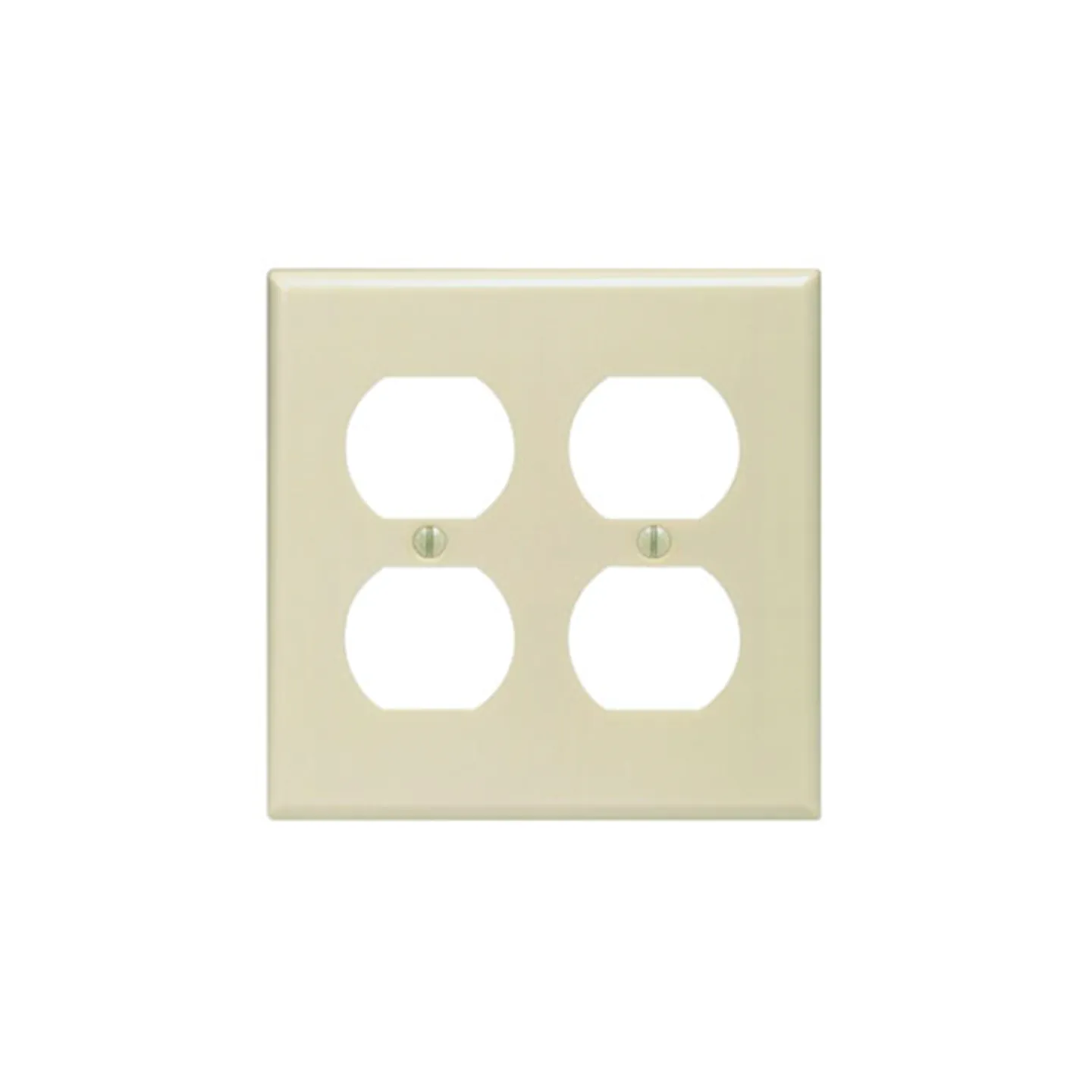 Placa de pared doble dúplex Marfil LEVITON (86016)