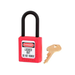 Candado de Bloqueo Dieléctrico Rojo 38 mm MASTER LOCK (406RED)