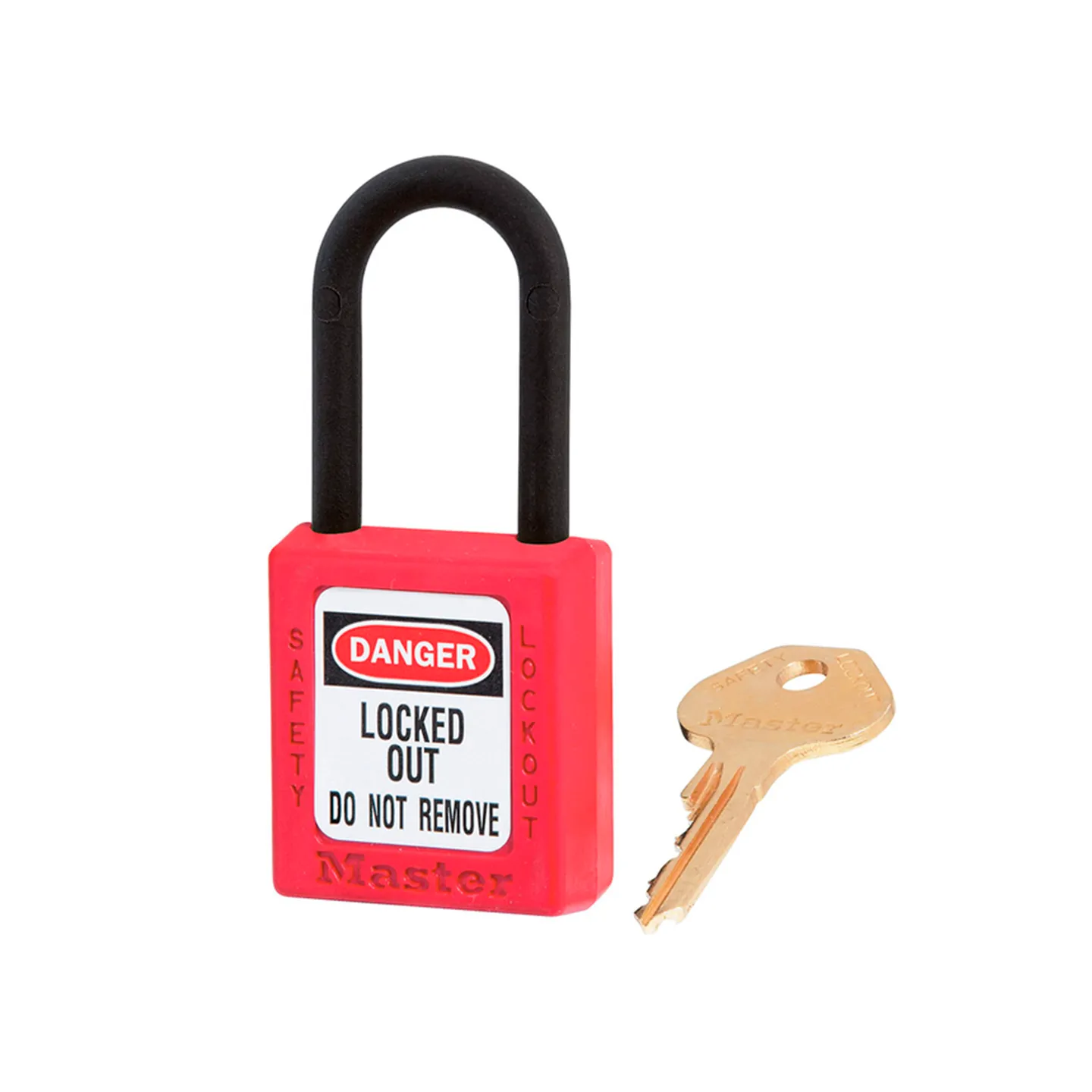 Candado de Bloqueo Dieléctrico Rojo 38 mm MASTER LOCK (406RED)