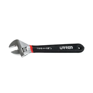 Llave Ajustable, Capacidad de Mordaza 1", Acero Fosfatizado, Longitud Total 8" URREA (708S)