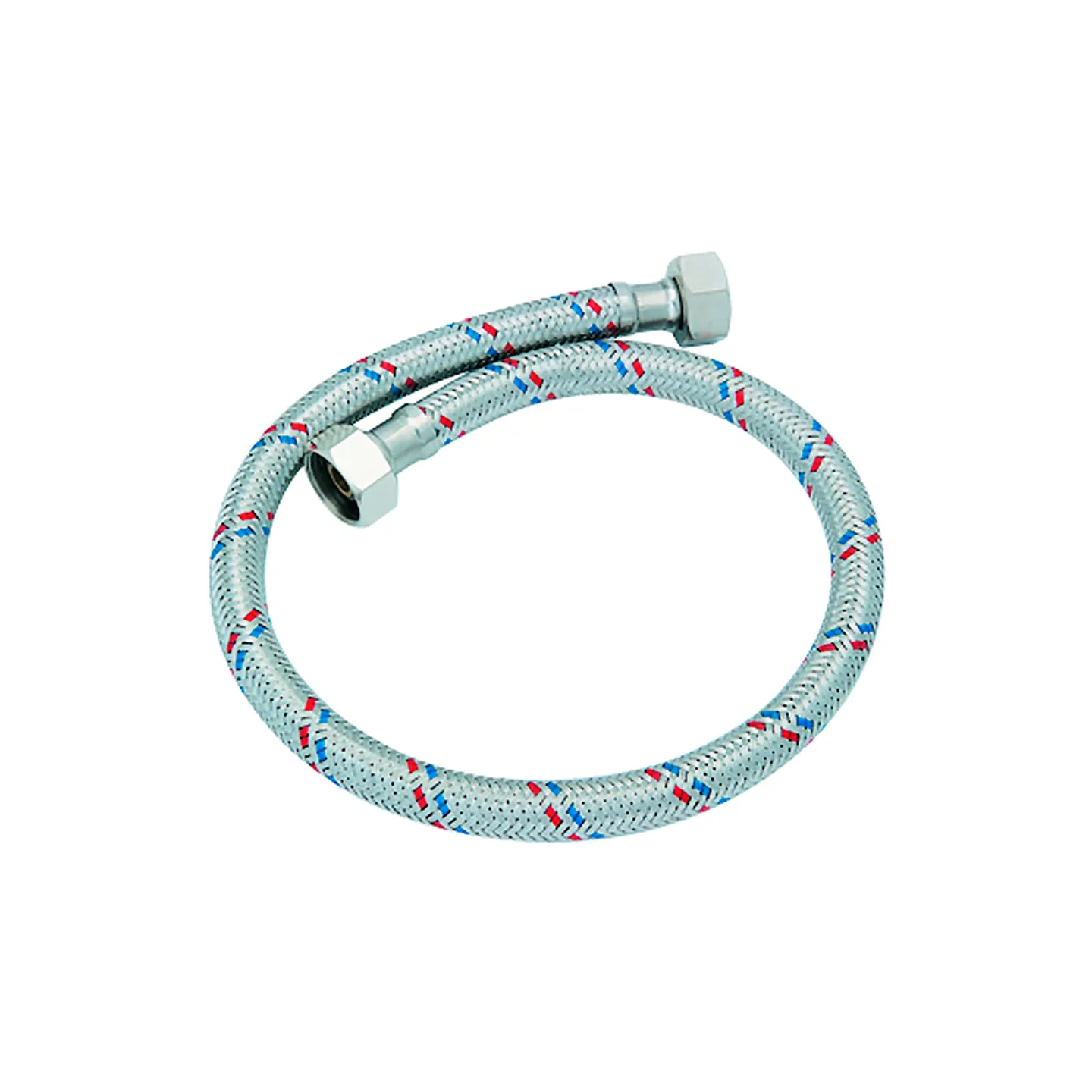 Manguera Flexible Aluminio 1/2" a 1/2" con Conexión de Latón, 40 cm URREA (4140AL)