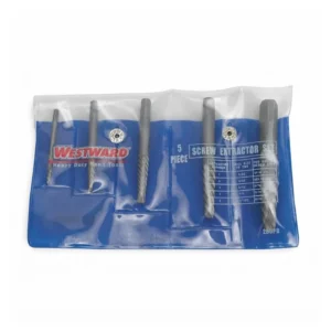 Juego de extractores de tornillos, tamaños desde 1/8 a 3/4 WESTWARD (2RUP8)