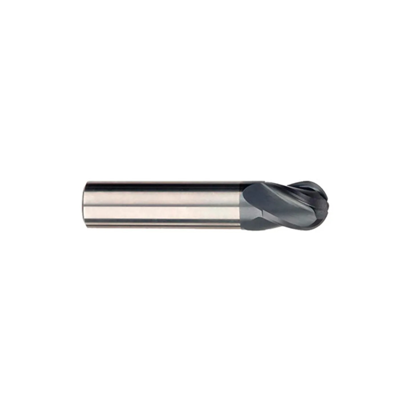 Cortador Vertical Punta de Bola de Carburo Sólido 1/8" x 3", 4 Filos con Recubrimiento AlTiN, Marca Imco (Modelo: 0338060)
