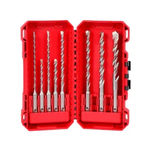 Set De Brocas Para Rotomartillo Y Taladro Percutor, 3/8" A 6", Brocas Sds Plus, Milwaukee (48-20-7351)