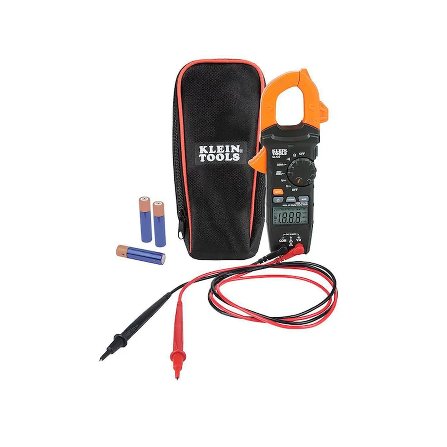 Multímetro Digital De Gancho De Rango Automático 400 A, 600V - Klein Tools (Cl120)