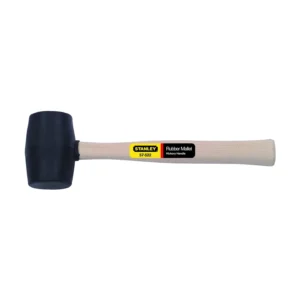 Mazo de goma 18 oz, 13-1/2" Negro STANLEY (57-522)