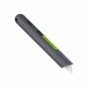 Navaja de seguridad de bolsillo con retracción automática de cerámica mango gris SLICE (10512GR)