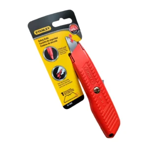 Navaja de Seguridad Retracción Manual Acero Mango Naranja STANLEY (10-189C)