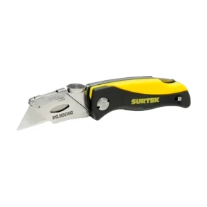 Navaja utilitaria abatible de mango bimaterial SURTEK (NF10)