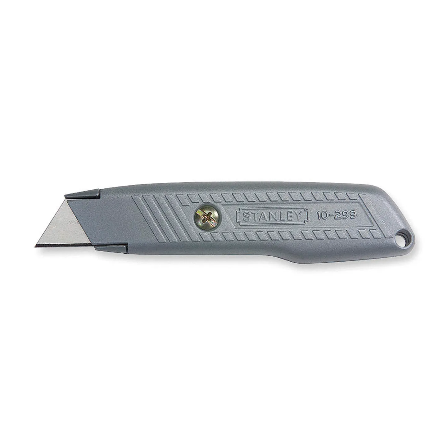Navaja Utilitaria Cuchilla Fija Acero al Alto Carbono Mango Gris STANLEY (10-299)