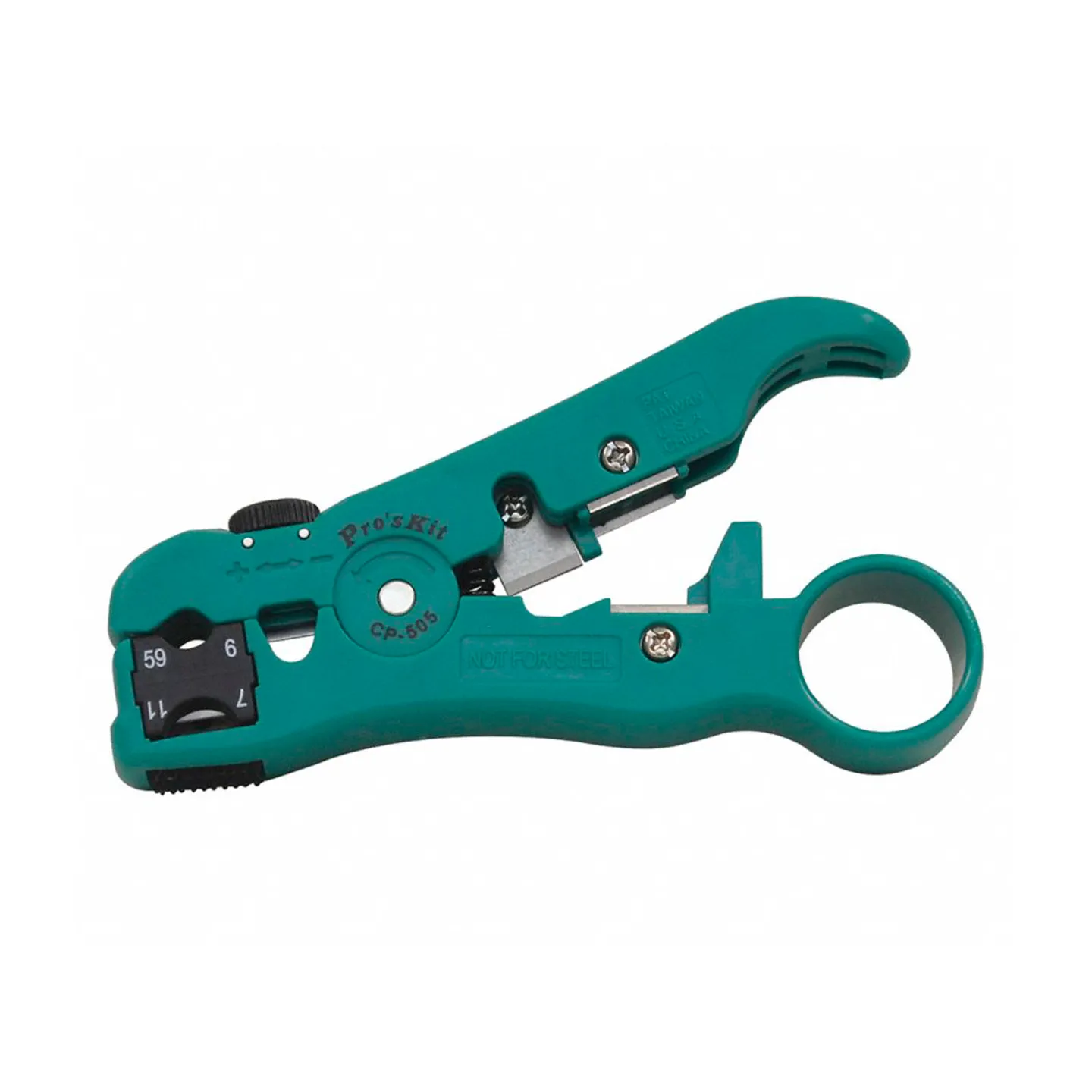 Pelacables, RG-11, RG-59, RG-6, RG-7, Pelacables, Universal, Estándar ECLIPSE (902-229)
