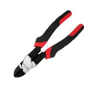 Pinza de Corte Diagonal de 7" Negro/Rojo URREA (209GCA)