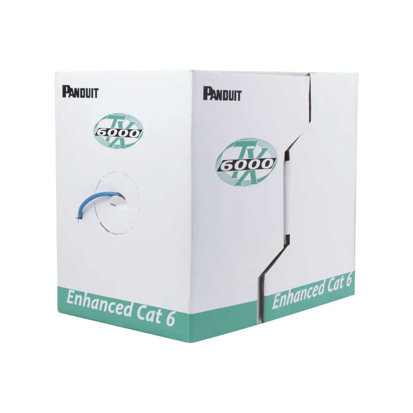 Cable de Red U/UTP Cat6 TX6000 de 4 Pares Calibre 23 AWG, Color Rojo, PANDUIT (TX6000)