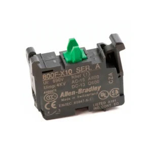 Bloque de Contacto 1 N.O. (Normalmente Abierto), ALLEN-BRADLEY (800F-X10)