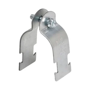 Abrazadera para Riel Unistrut de Acero Galvanizado para Tubo Conduit EMT de 3/4 Pulg, CROUSE-HINDS (B2002PA ZN)