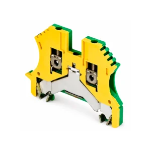 Clema de Conexión a Tierra para Riel DIN de 5 mm Verde-Amarillo Serie 1492, ALLEN-BRADLEY (1492-JG3)