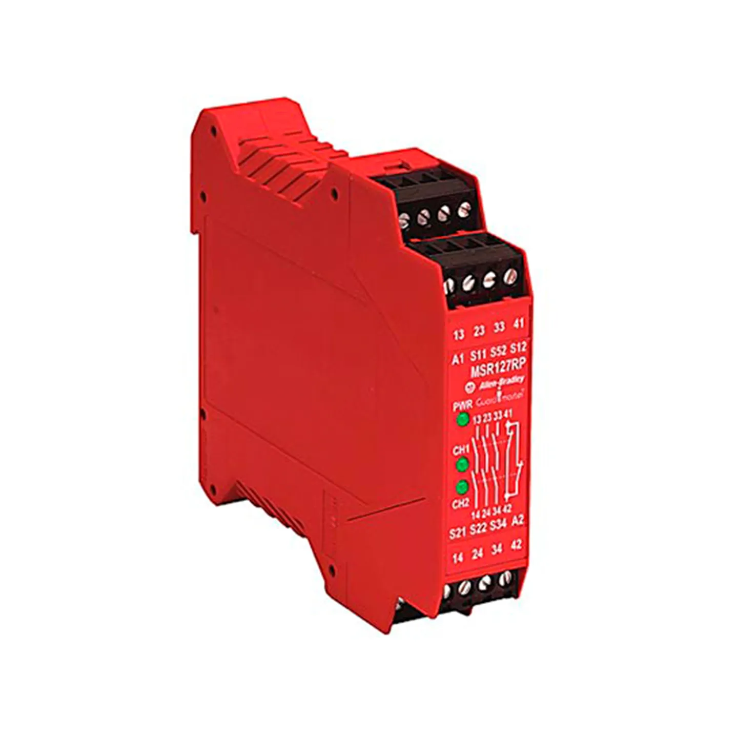 Relevador de Seguridad Guardmaster MSR127TP para Paro de Emergencia y Cortinas, ALLEN-BRADLEY (MSR127TP)