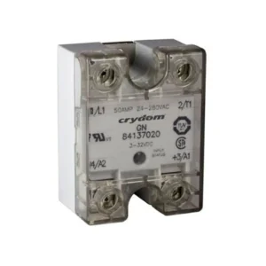 Relevador de Estado Sólido Monofásico /50 A 48 a 660 V CA Control 4 a 32 V CD Serie GN, CRYDOM (84137120)