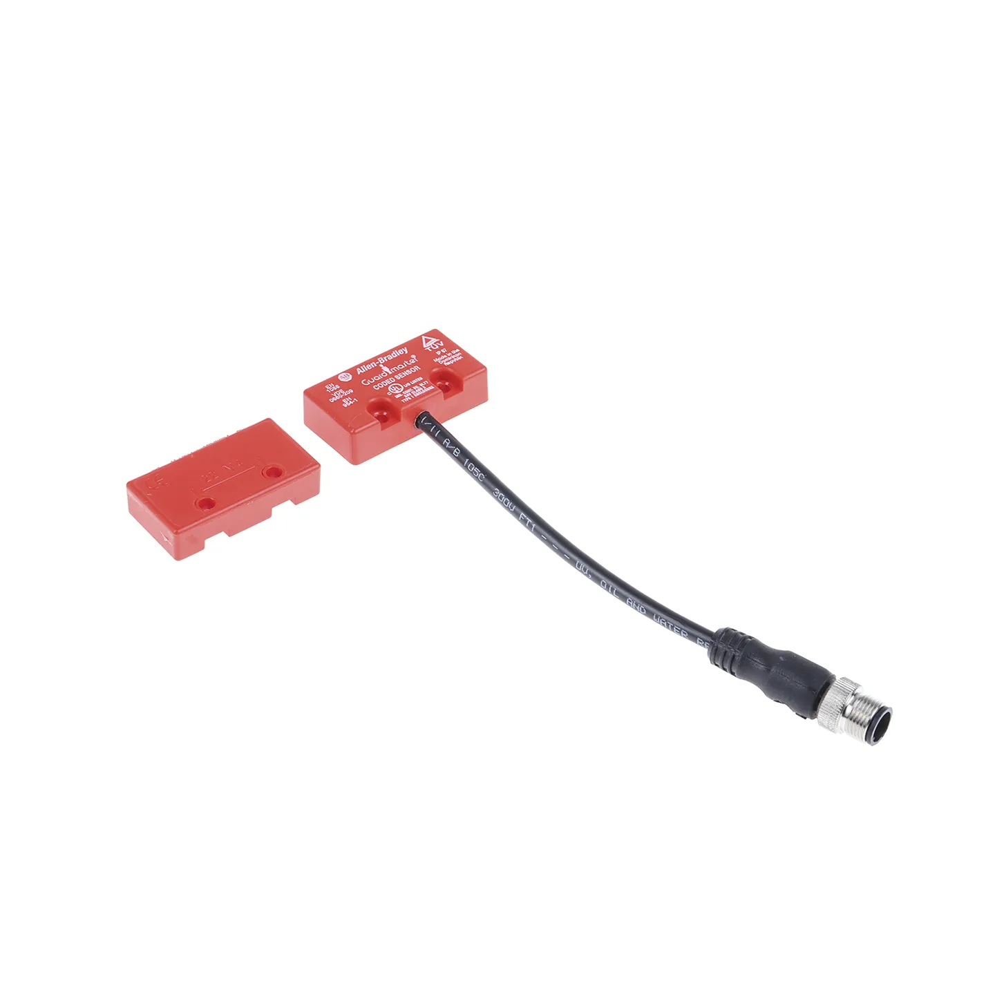 Sensor de Seguridad Magnético Codificado Ferrogard 2 N.C. Conector Micro QD Serie 440N, ALLEN-BRADLEY (440N-Z2NRS1C)