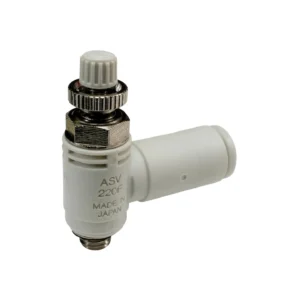 Válvula de Escape Rápido con Regulador de Velocidad Integrado Ø 10 mm x 1/4" R(PT) Serie ASV, SMC (ASV410F-02-10S)