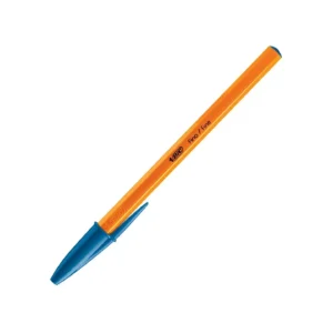 Bolígrafo Punta Fina 0.8 mm Tinta Azul Barril Amarillo Serie Precisión, BIC (92849)