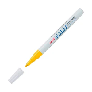 Marcador Industrial Permanente Uni-Paint Punta Fina Color Amarillo, SANFORD (63705)